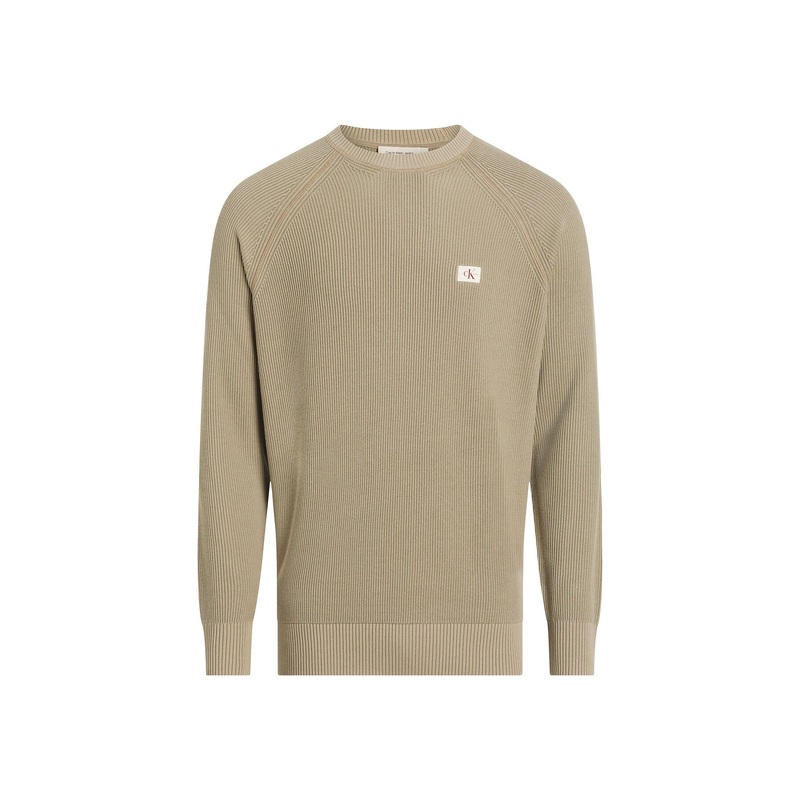 Ribbed Crew Neck Jumper