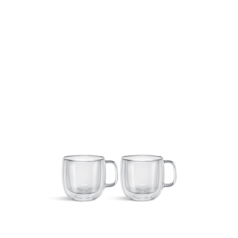 Sorrento Double Walled Cappuccino Glasses Set of 2