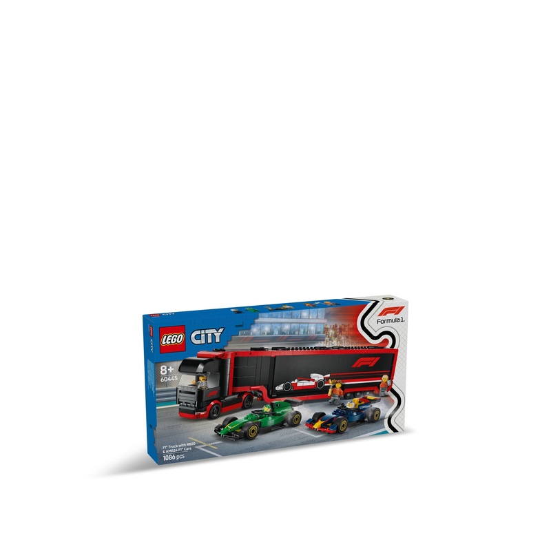 City F1 Truck with RB20 AMR24 F1 Cars 60445