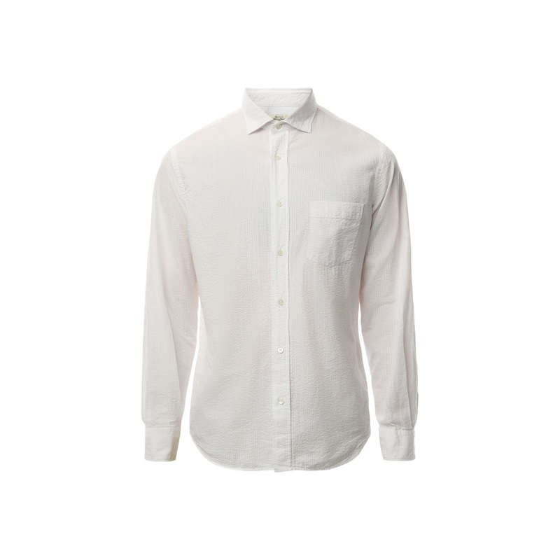 Light Seersucker Paul Men Woven Shirt