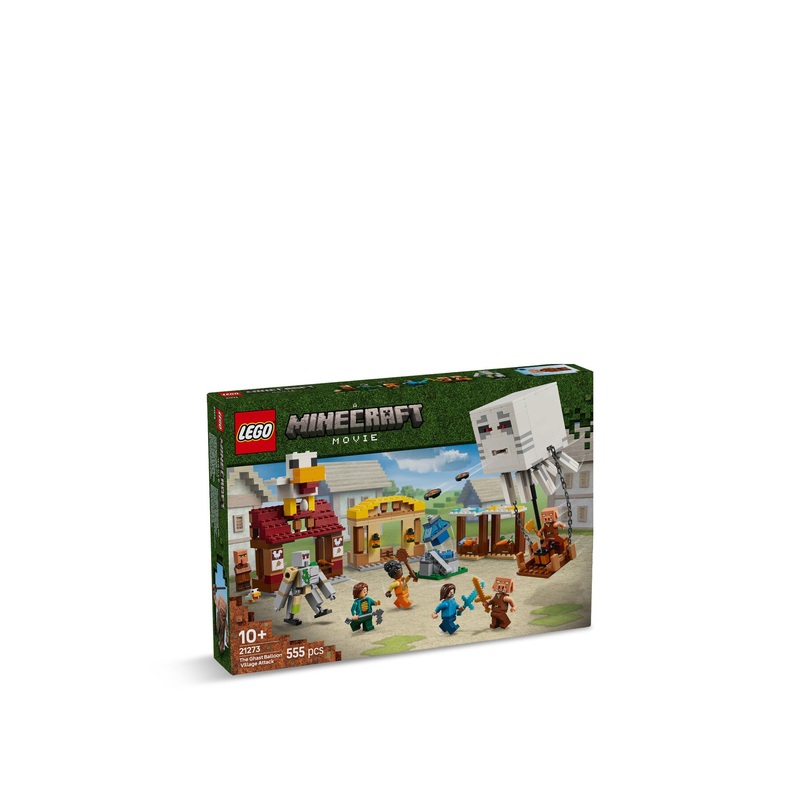 Minecraft The Ghast Balloon Village Attack, Gamer Gift Toy for Kids 21273