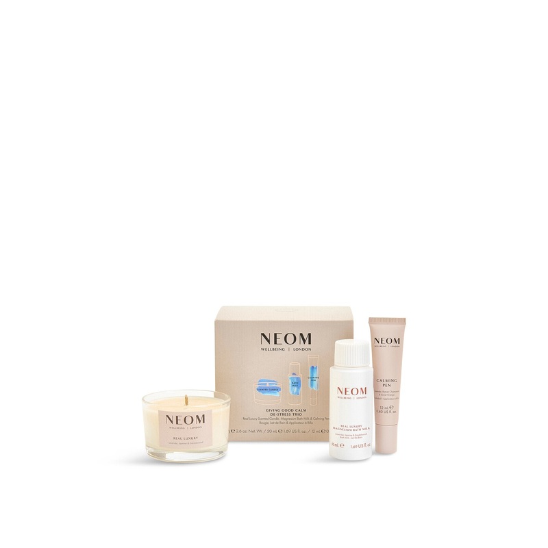 NEOM Wellbeing Giving Good Calm De Stress Trio