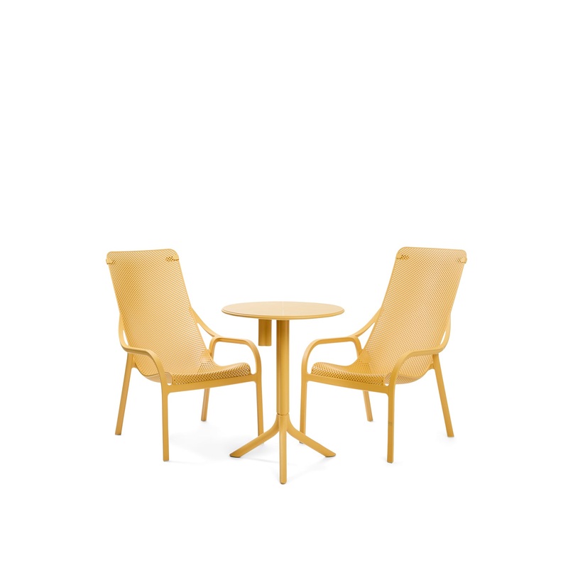 NET LOUNGE CHAIR (PACK OF 2)- SENAPE