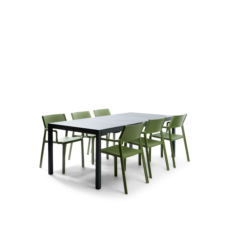 Rio 210/280 extendable table antracite