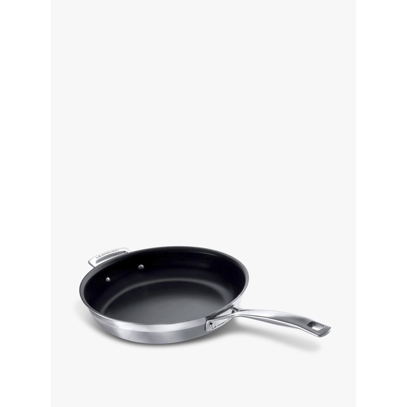 3-Ply Stainless Steel Non-Stick Frying Pan with Helper Handle 28cm
