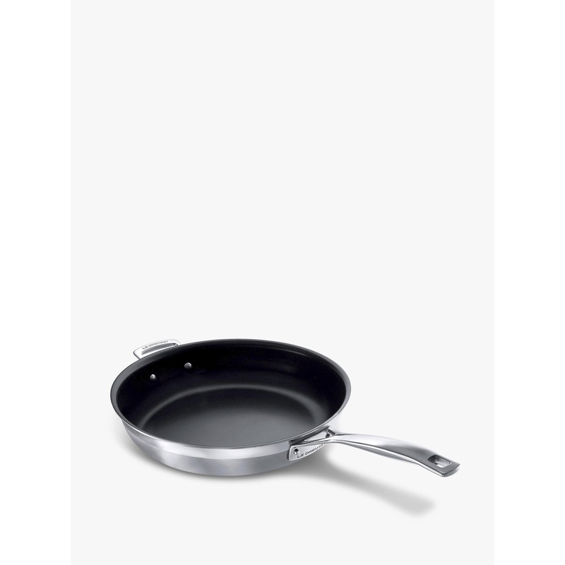 3-Ply Stainless Steel Non-Stick Frying Pan with Helper Handle 30 cm