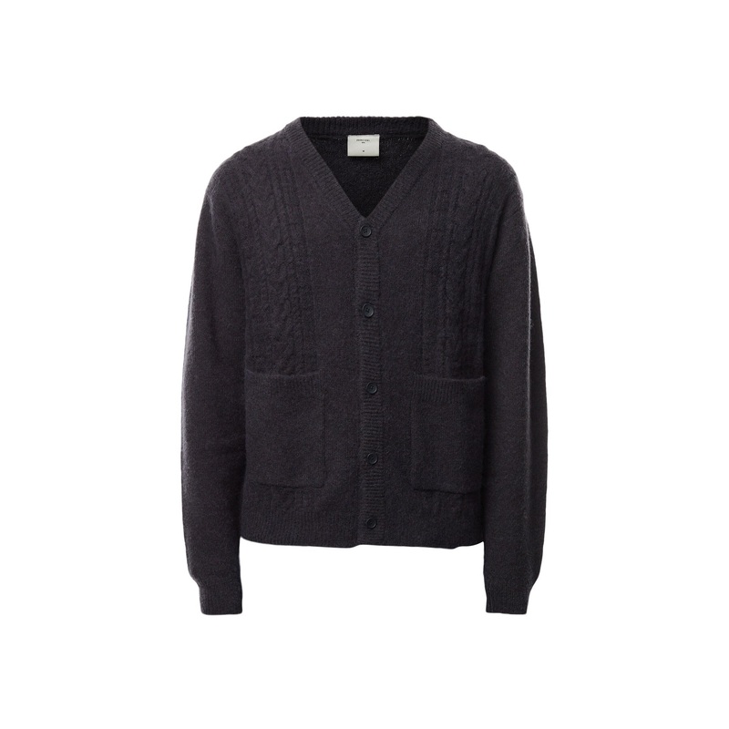 Cable Stripe Cardigan