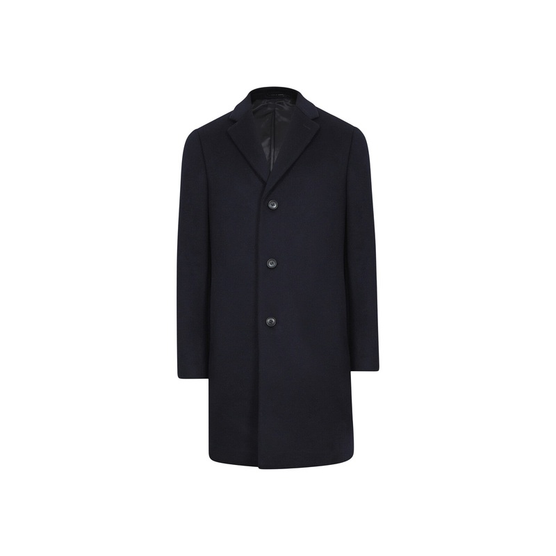 Gable Single Breasted Wool Overcoat