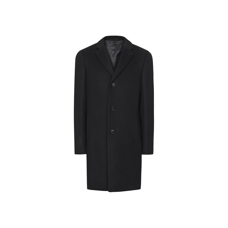 Gable Wool Blend Single Breasted Epsom Overcoat
