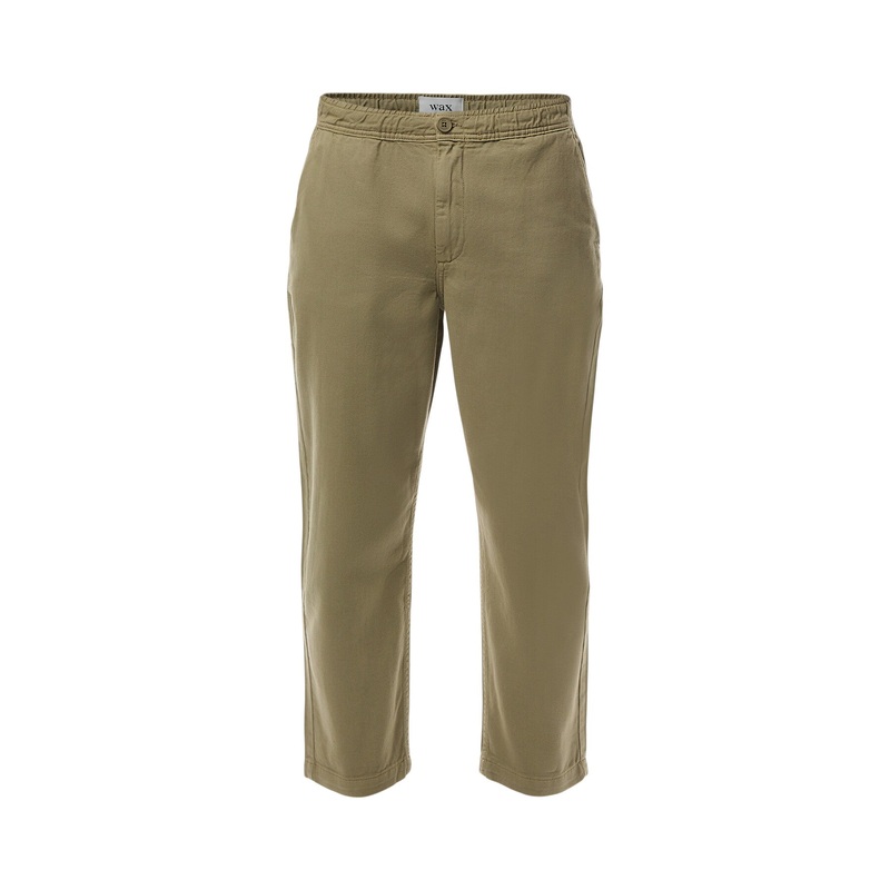 Kurt Trouser Organic Cttn Twill Light Khaki