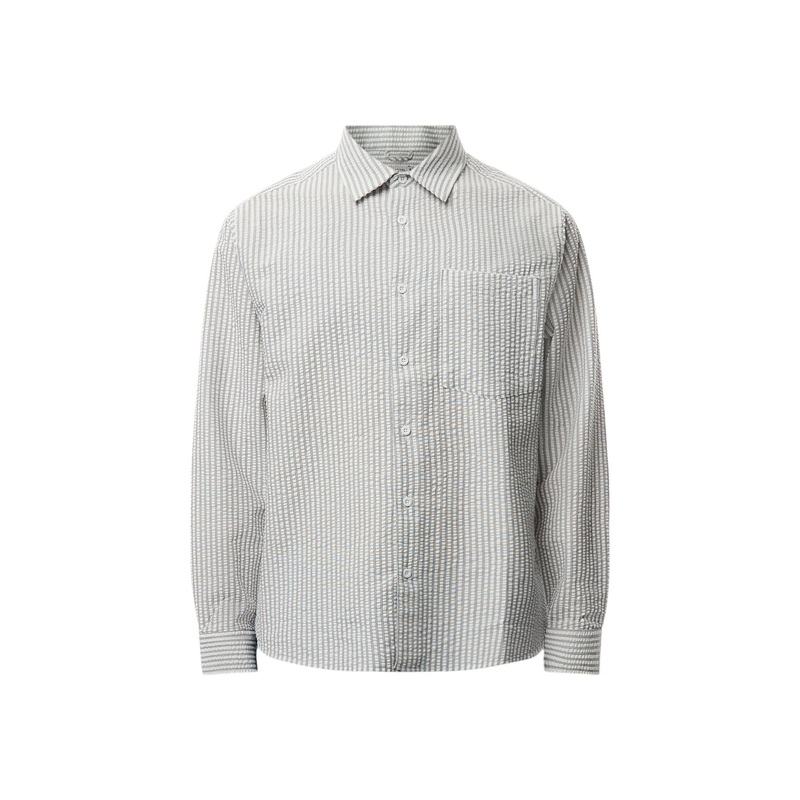 Seersucker Stripe Pearce Shirt