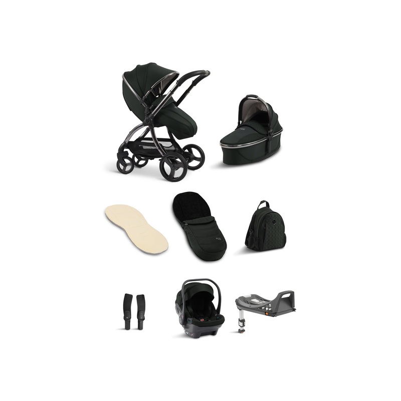egg3 Stroller Luxury Bundle Black Olive