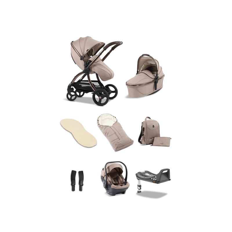egg3 Stroller Luxury Bundle Special Addition Almond