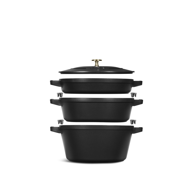 Pot Set 3pc Stackable