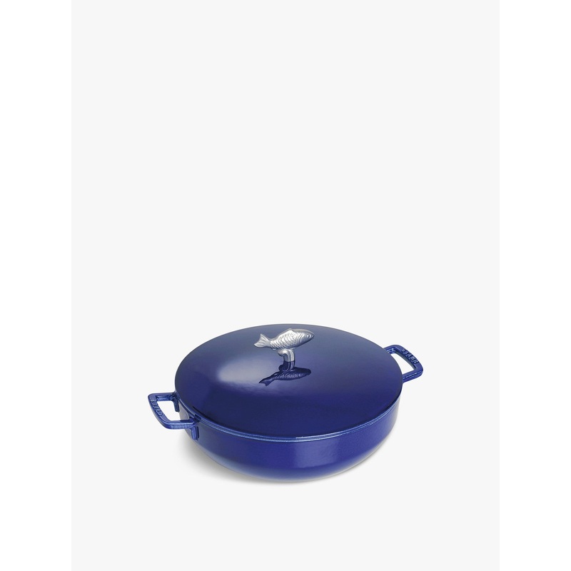 Round Cast Iron Bouillabaisse Pot