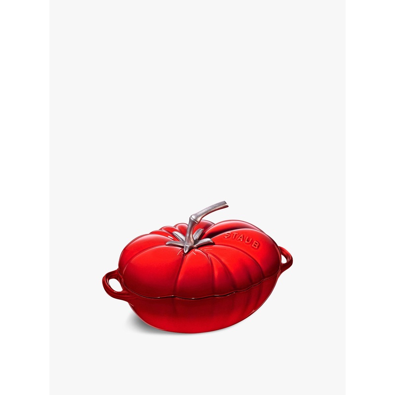 Tomato Cast Iron Cocotte 25cm