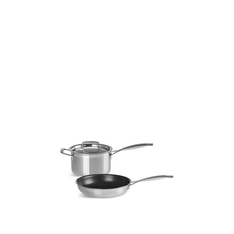 Toughened Non-Stick 2 piece Set Fry Pan 24" & Small Pan 18"