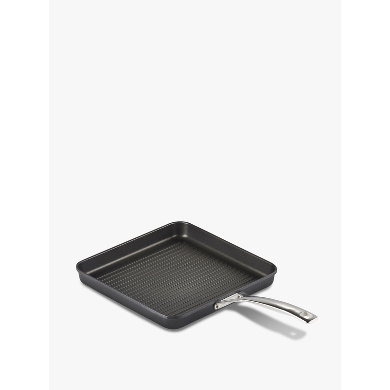 Toughened Non-Stick Ribbed Square Grill 28cm