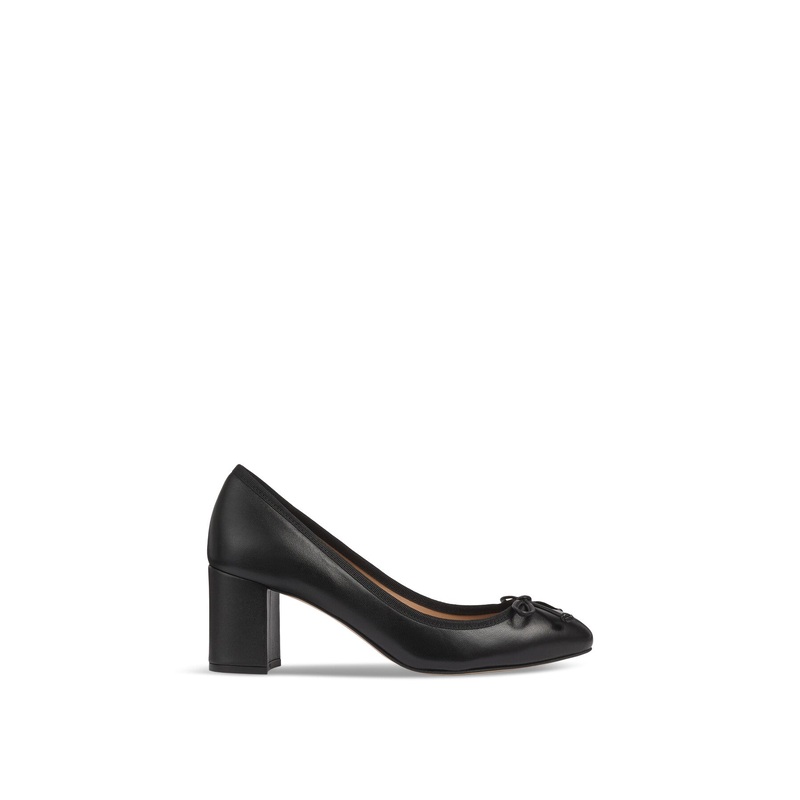 Juliette High Heel Grosgrain Ballerina Courts