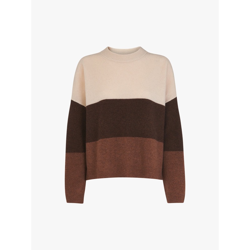 Stripe Knitted Wool Sweater
