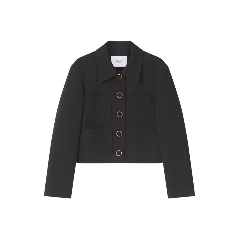 Halina Jacket With Gold Buttons