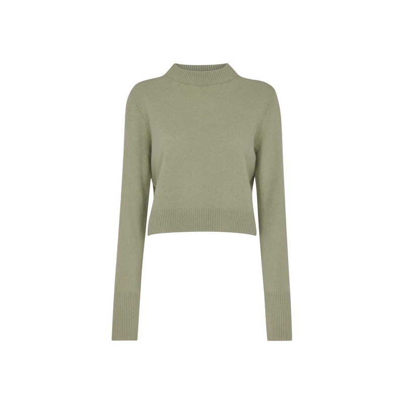 Wool Cropped Sweater