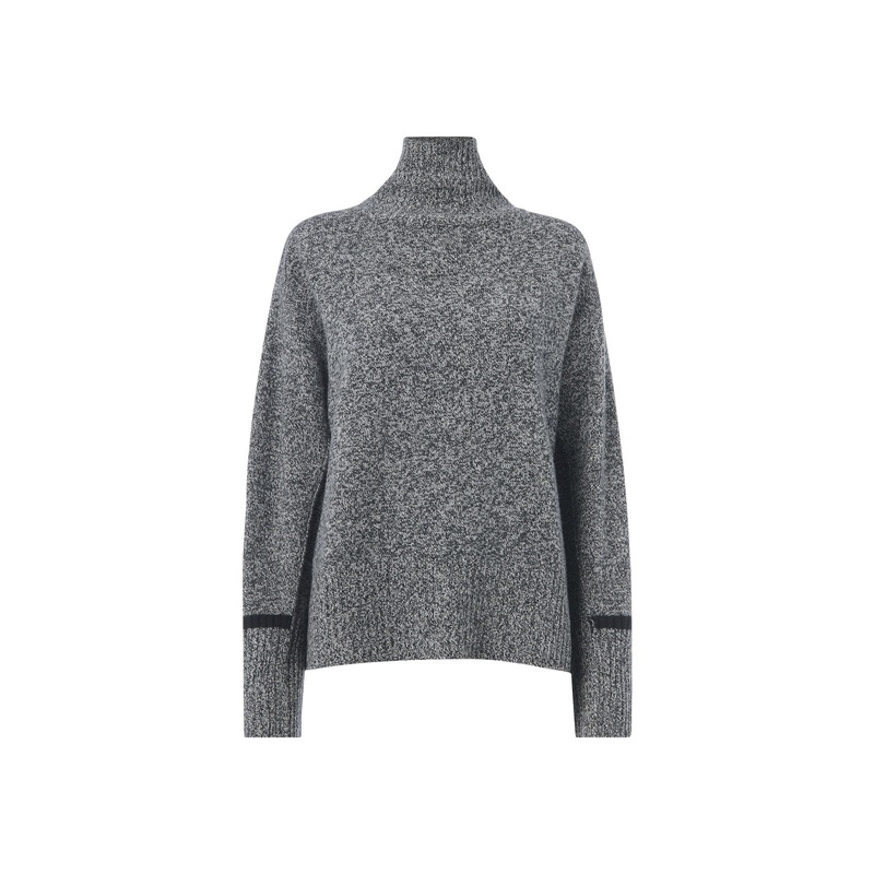 Wool Fleck Roll Neck Knit