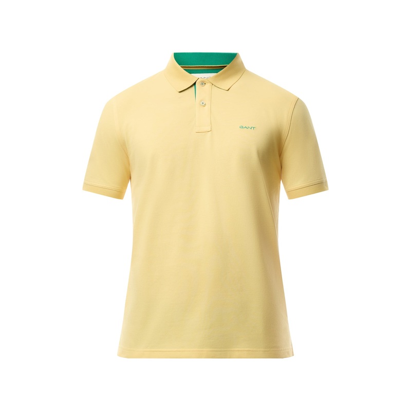 Contrast Piqu Polo Shirt