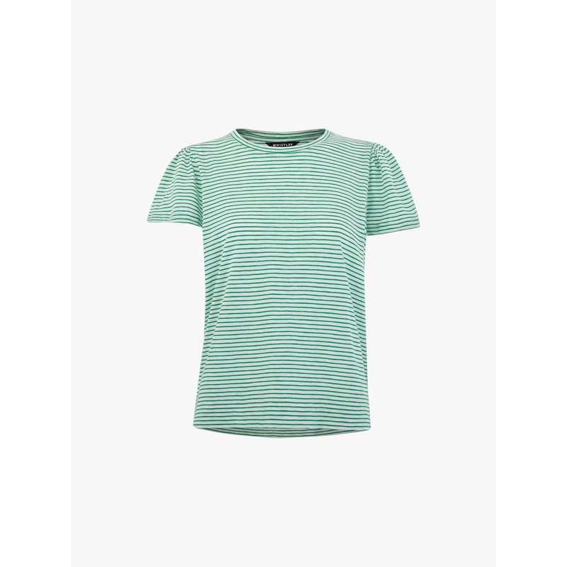 Cotton Frill Stripe T-Shirt