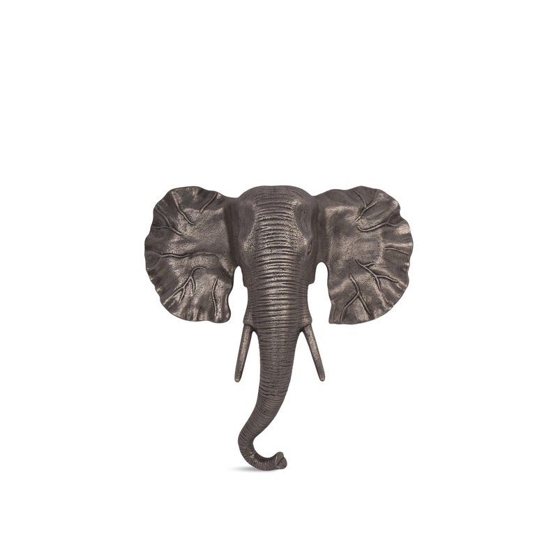 Kariba Cast Aluminium Elephant Wall Art