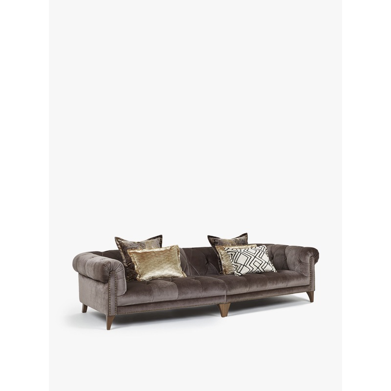 Luisa Deep 4 Seater Sofa Split in Oracle Chocolate