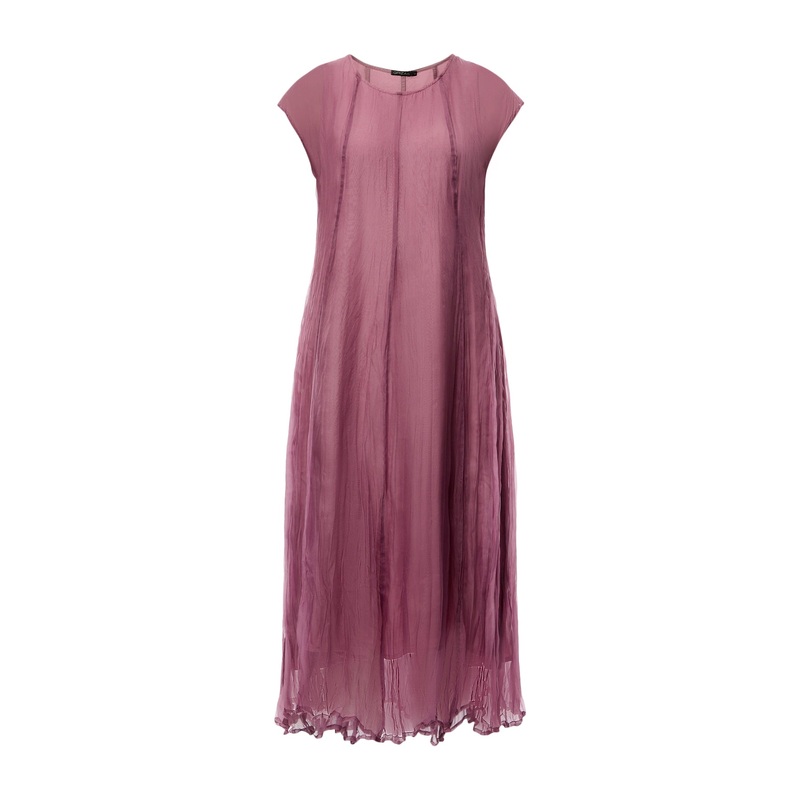 Organza Sleveless A Line Midi Dress