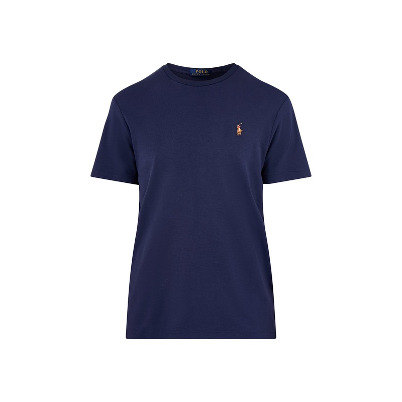 Pima Cotton Short Sleeve T-Shirt French Navy