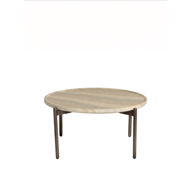 Ryde Travertine Coffee Table Brown