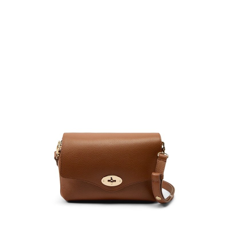 The Maddie Midi Tan Leather Bag