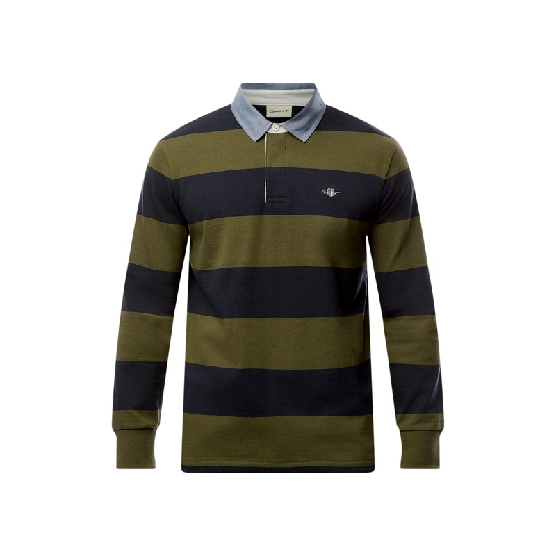 Chambray Stripe Heavy Rugger Rugby