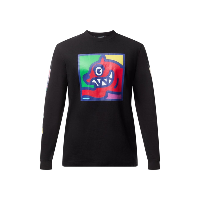 Pop Art Running Dog L/S T-Shirt