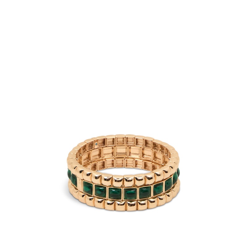 The Puffy Stud Stack In Malachite