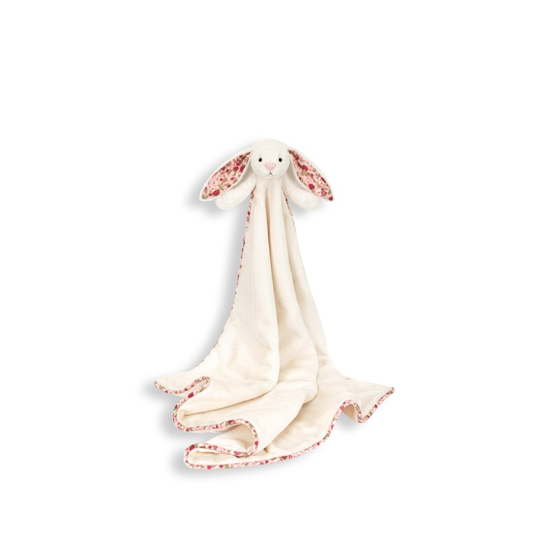 Blossom Cream Bunny Berry Blankie
