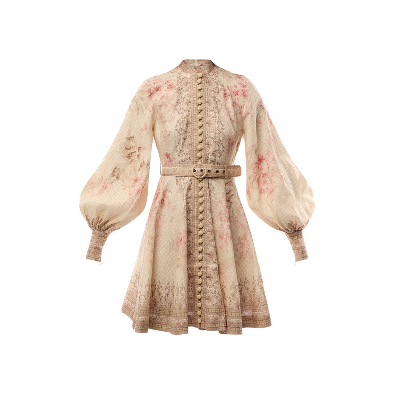 Illuminate Buttoned Mini Dress