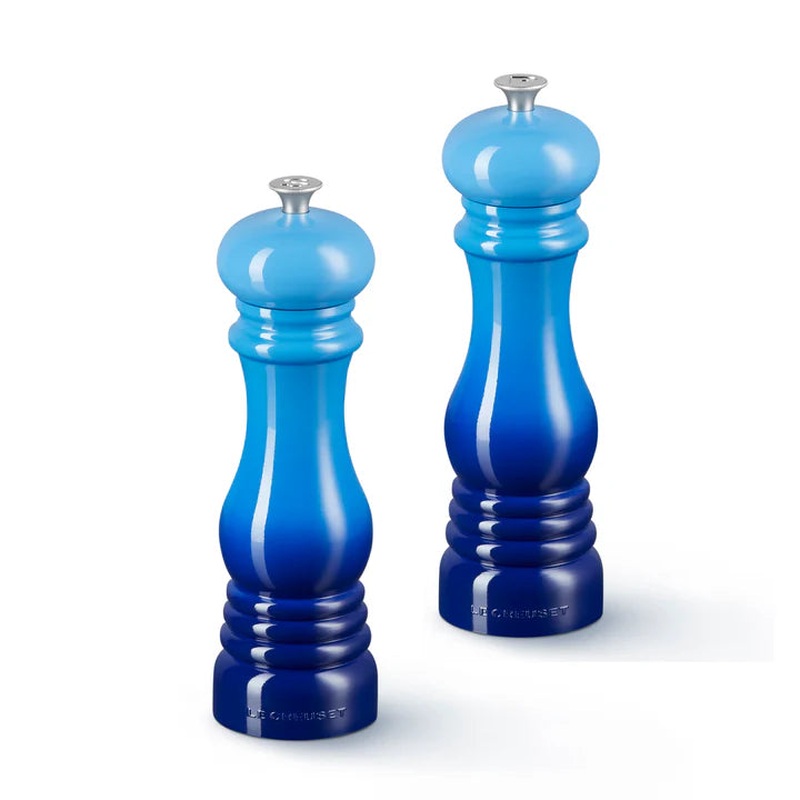 Le Creuset Salt and Pepper Mill Duo Azure Blue