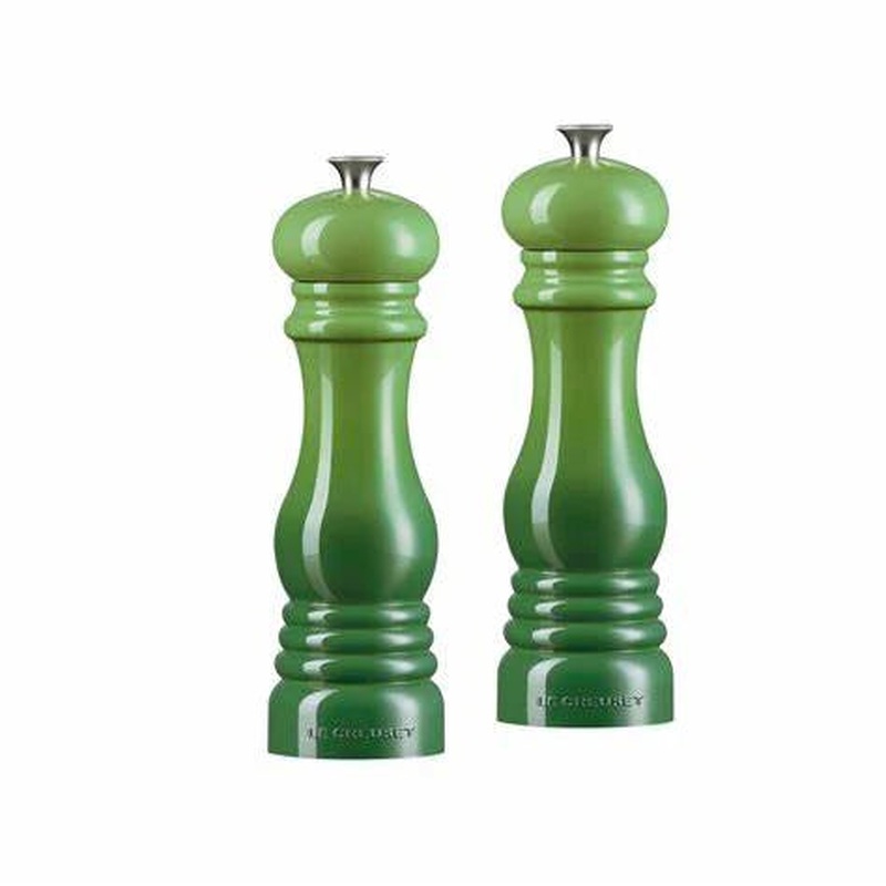 Le Creuset Salt and Pepper Mill Duo Bamboo Green