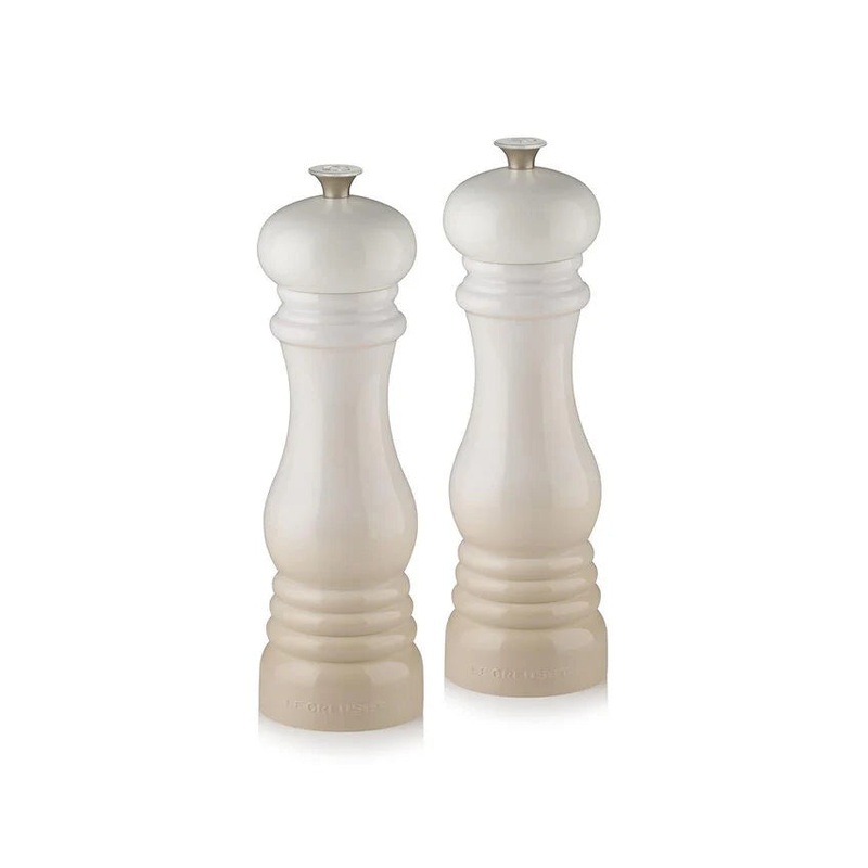 Le Creuset Salt and Pepper Mill Duo Meringue