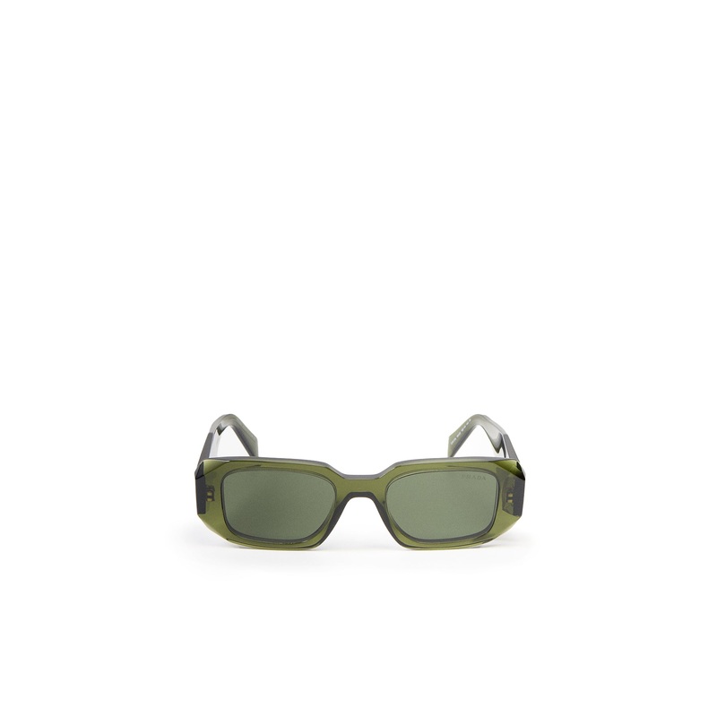 PR 17WS Acetate Rectangle Sunglasses