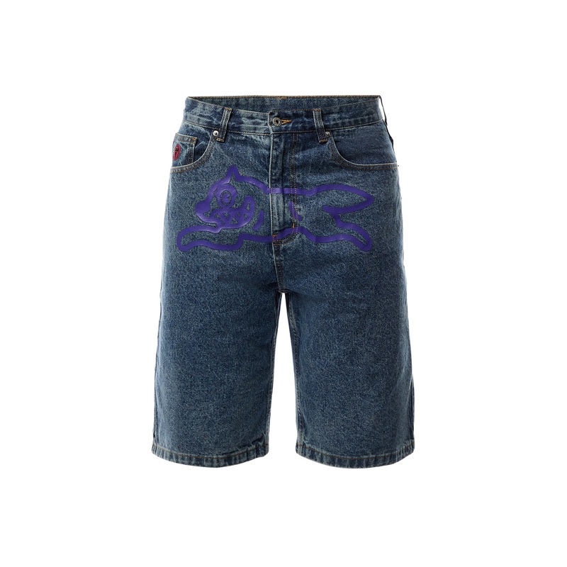 Running Dog Denim Shorts