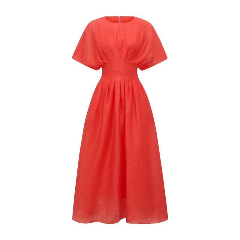 Eve Seam Detail Midi Dress