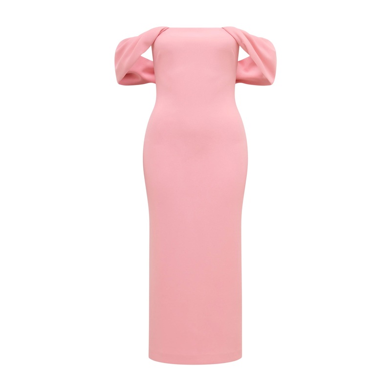 Jacinta Off Shoulder Bodycon Midi Dress