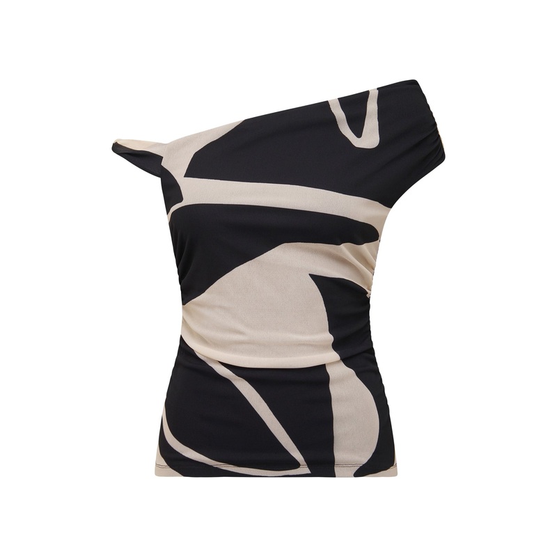 Mia Mesh Twist Side Top