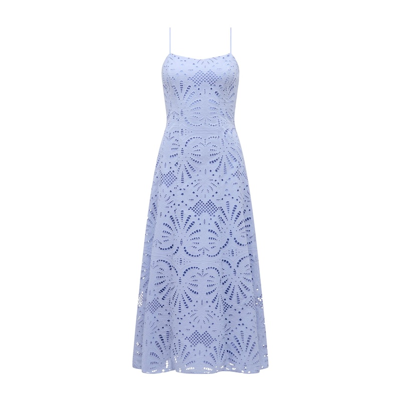 Molly Embroidered Midi Dress