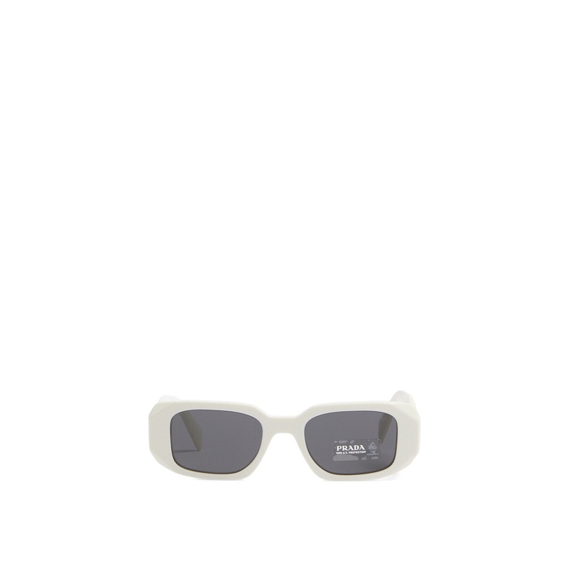 PR 17WS Slim Acetate Geometric Arm Sunglasses